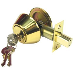 Guli Locks & Cylinders Lockset Deadlock - Guli D-101 Security Lock Hardware Premium Hardware for Door Cabinet Window Furniture and Interior Use